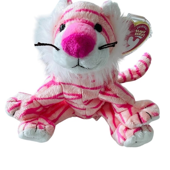TY Beanie Baby MYSTIQUE The Tiger (Circus Beanie) 5.5" NEW with Mint Tags💖💫 - Picture 2 of 8